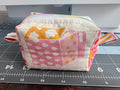 Quilted Juice box mini boxy pouch